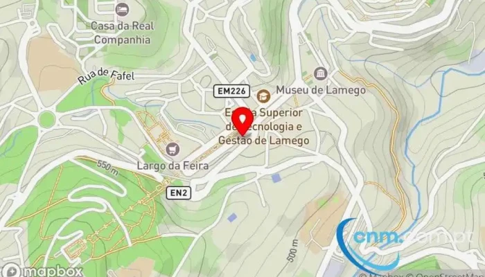mapa de Loja CTT Correios em Lamego