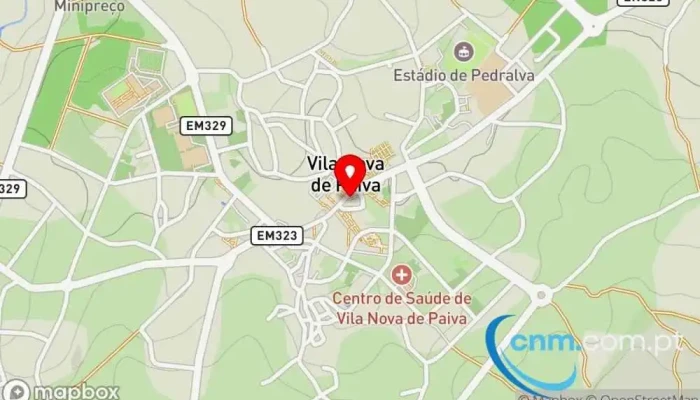 mapa de Loja CTT Correios em Vila Nova de Paiva