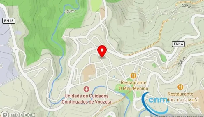 mapa de Loja CTT Correios, Correio em Vouzela