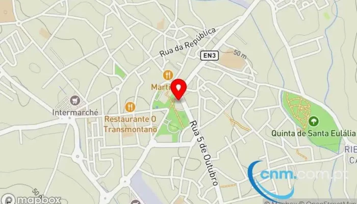 mapa de Loja CTT Correios, Caixa eletrônico, Banco em Cartaxo