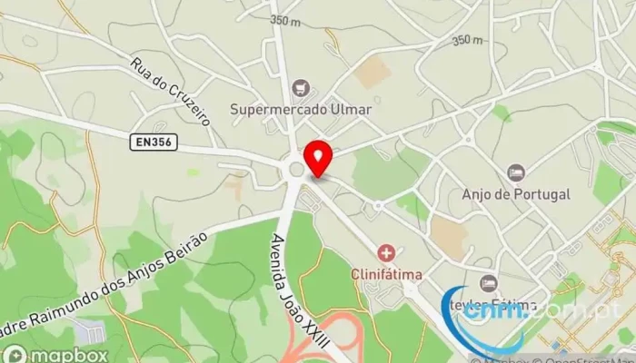 mapa de Loja CTT Correios em Fátima