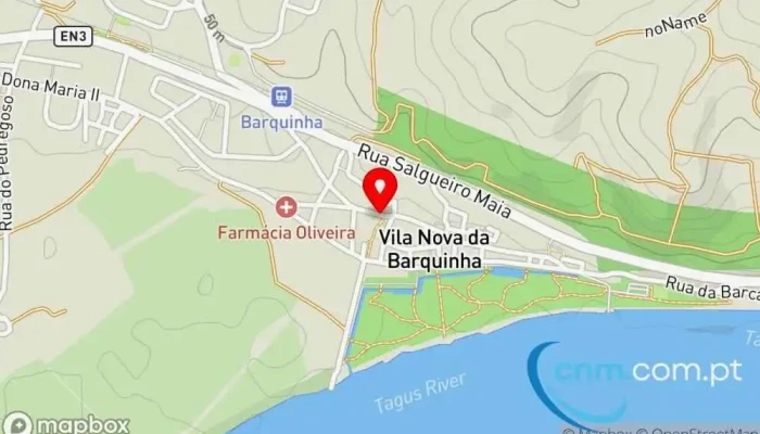 mapa de Loja CTT Correios em Vila Nova da Barquinha