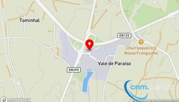 mapa de Loja CTT Correios em Albufeira
