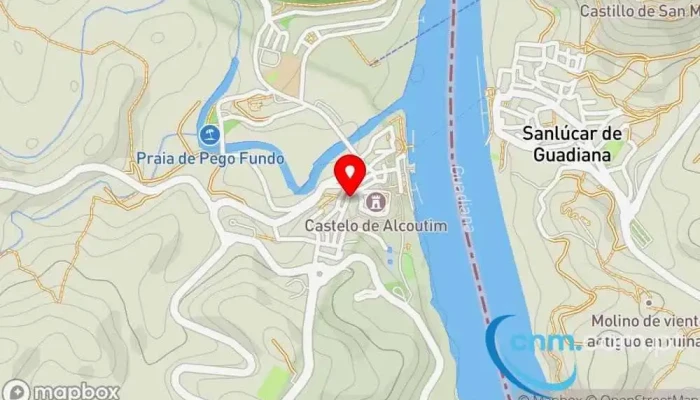 mapa de Loja CTT Correios em Alcoutim