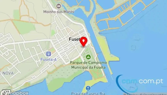 mapa de Loja CTT Correios em Fuseta