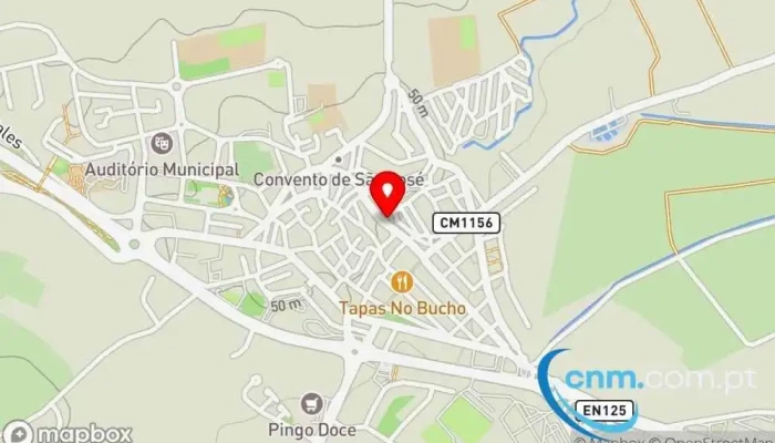mapa de Loja CTT Correios em Lagoa