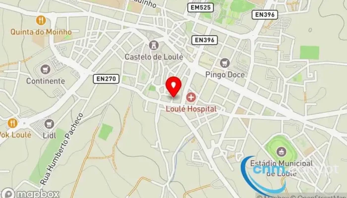 mapa de Loja CTT Correios em Loulé