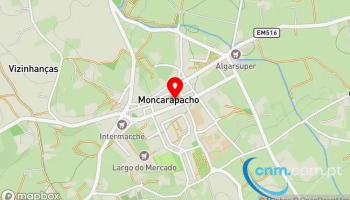 mapa de Loja CTT Correios em Moncarapacho