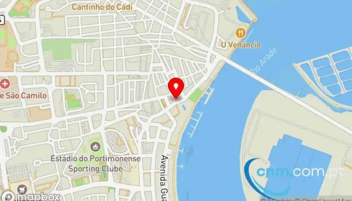 mapa de Loja CTT Correios em Portimão