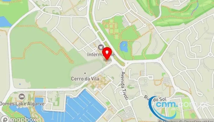 mapa de Loja CTT Correios em Quarteira