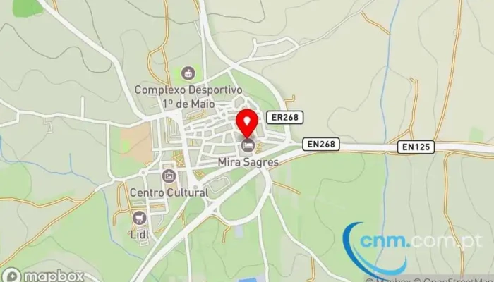 mapa de Loja CTT Correios em Vila do Bpo.