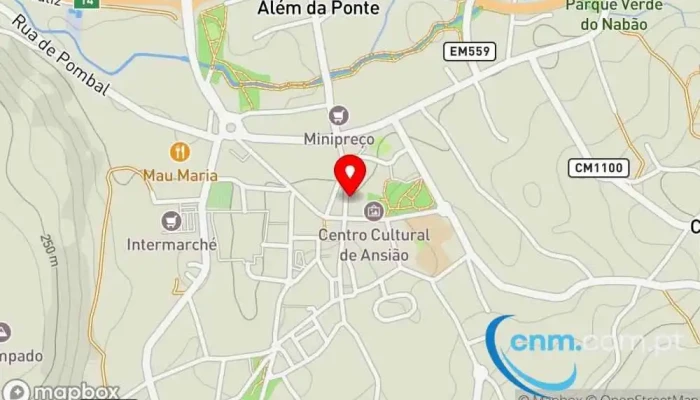 mapa de Loja CTT Correios em Ansião