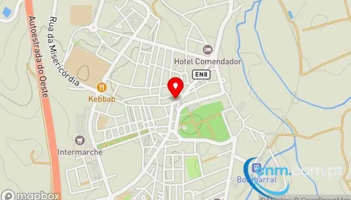 mapa de Loja CTT Correios em Bombarral