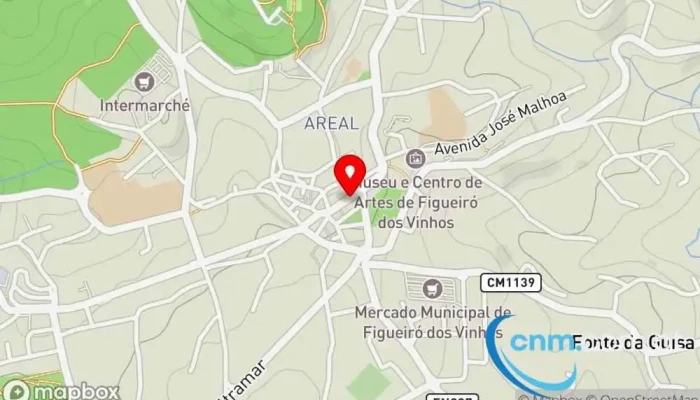 mapa de Loja CTT Correios em Figueiró dos Vinhos