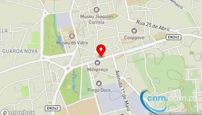 mapa de Loja CTT Correios, Banco em Marinha Grande