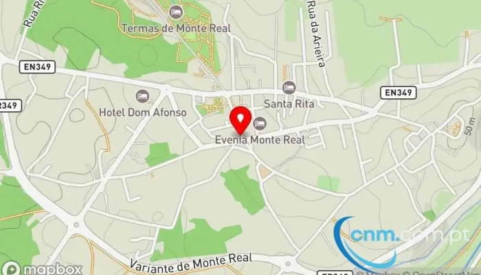 mapa de Loja CTT Correios em Monte Real