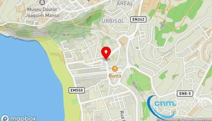 mapa de Loja CTT Correios em Nazaré