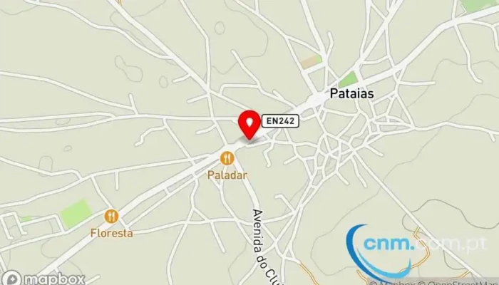 mapa de Loja CTT Correios em Pataias