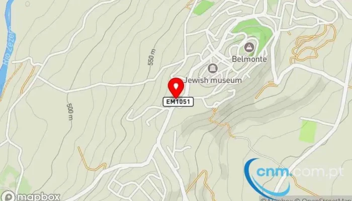 mapa de Loja CTT Correios em Belmonte