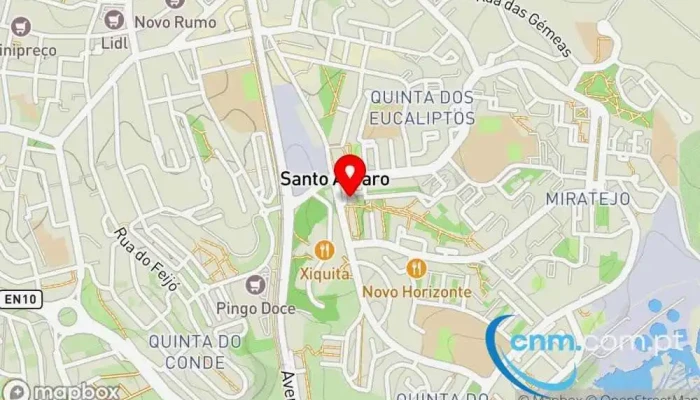 mapa de Loja CTT Correios em Laranjeiro