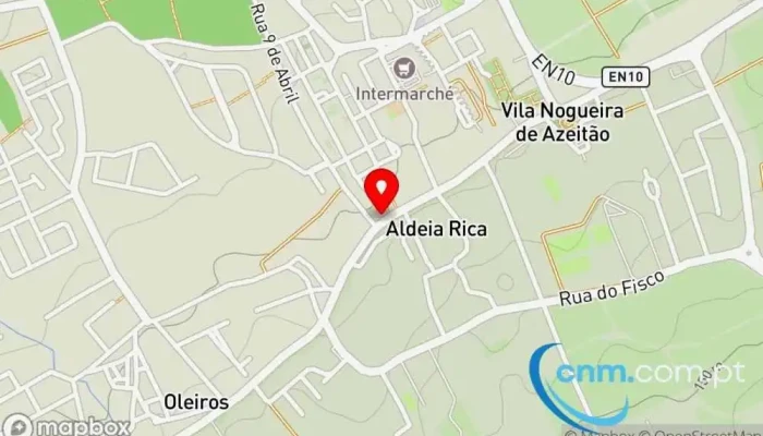mapa de Loja CTT Correios em Azeitão