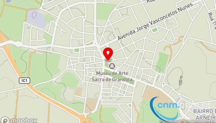 mapa de Loja CTT Correios em Grândola