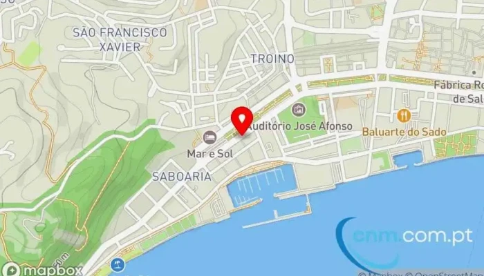 mapa de Loja CTT Correios em Setúbal