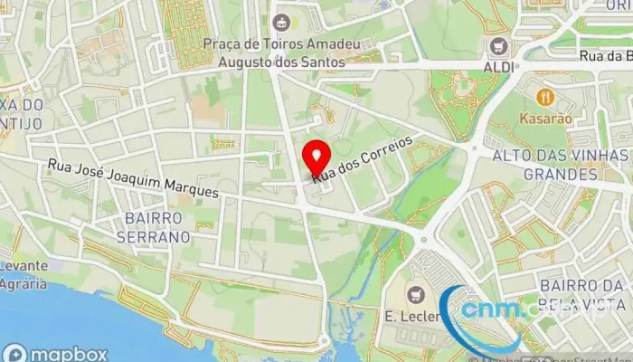 mapa de Loja CTT Correios, Banco em Montijo