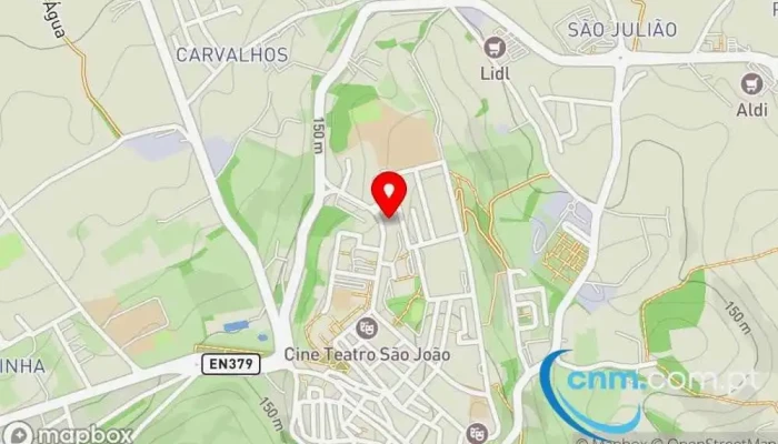 mapa de Loja CTT Correios em Palmela