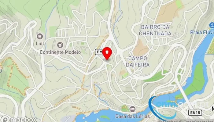 mapa de Loja CTT Correios em Amarante