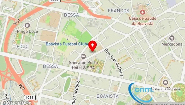 mapa de Loja CTT Correios, Banco em Porto