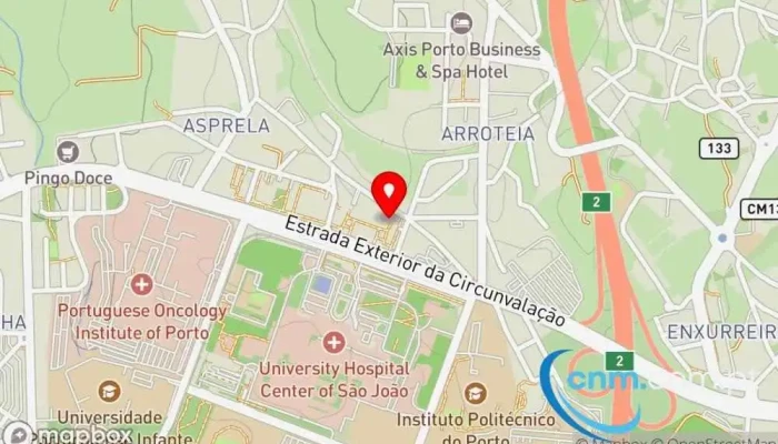 mapa de Loja CTT Correios em Porto