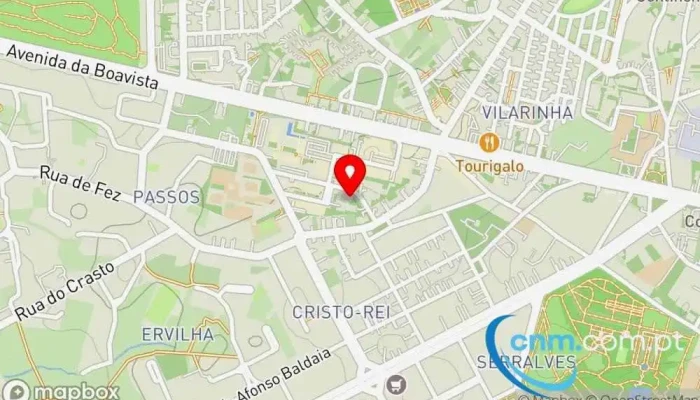 mapa de Loja CTT Correios em Porto