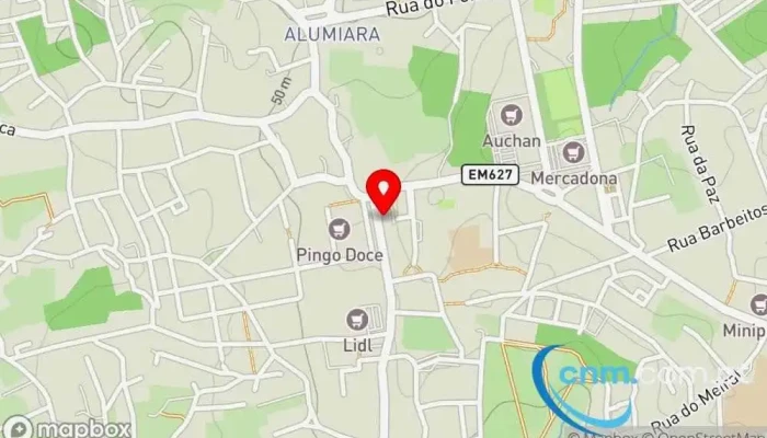 mapa de Loja CTT Correios em Canidelo