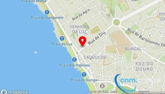 mapa de Loja CTT Correios em Porto