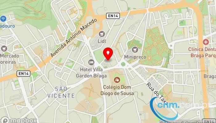 Loja Ctt -  Mapa - Braga