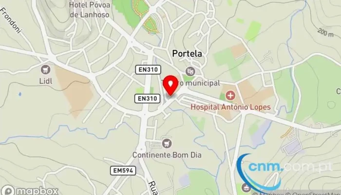Loja Ctt -  Mapa - Póvoa De Lanhoso