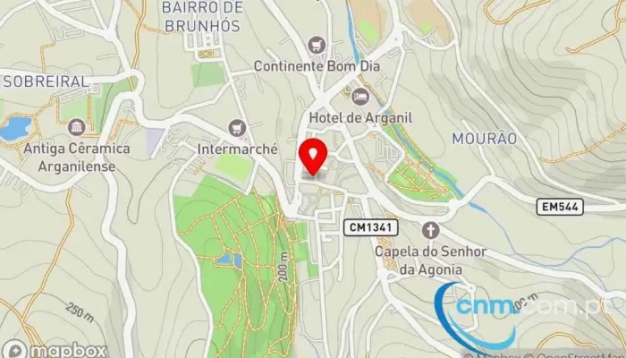 Loja Ctt -  Mapa - Arganil