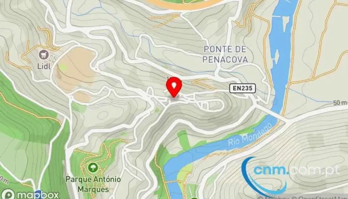 Loja Ctt -  Mapa - Penacova