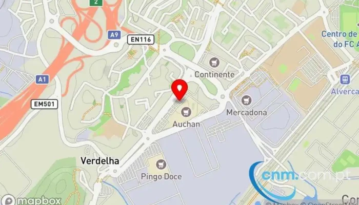 Loja Ctt -  Mapa - Alverca Do Ribatejo