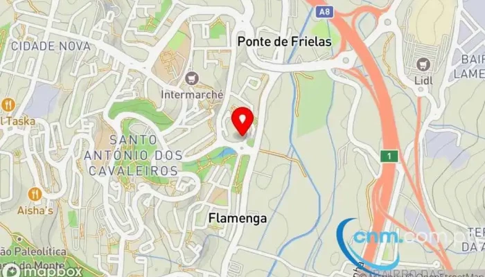 Loja Ctt -  Mapa - Santo António Dos Cavaleiros