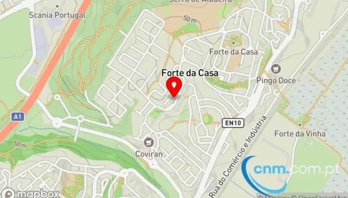 Loja Ctt -  Mapa - Forte Da Casa