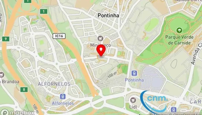 Loja Ctt -  Mapa - Pontinha