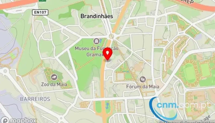 mapa de Mail Boxes Etc. - Centro MBE 3252 Correio, Gráfica, Copiadora, Correios em Maia