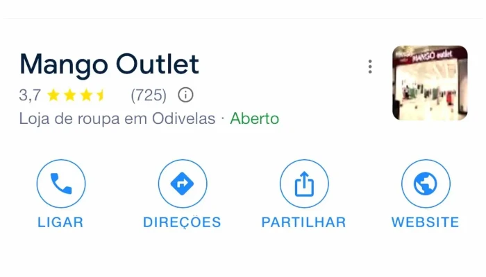 Mango Outlet -  Loja De Roupa - Odivelas