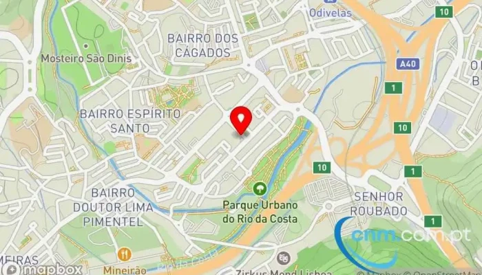 Marco De Correio Ctt -  Mapa - Odivelas
