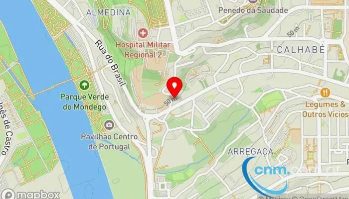 Marco Do Correio Ctt -  Mapa - Coimbra