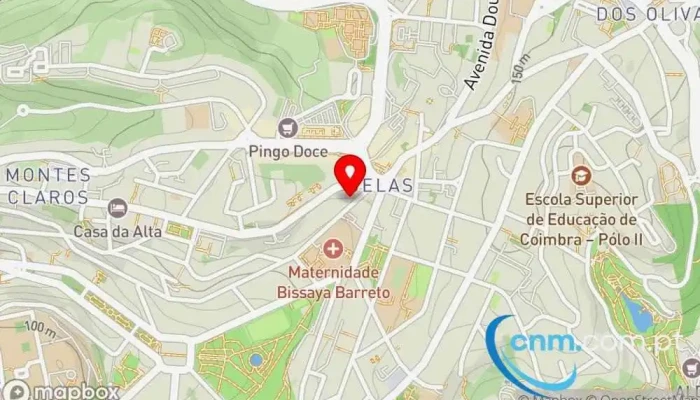 Marco Do Correio Ctt -  Mapa - Coimbra