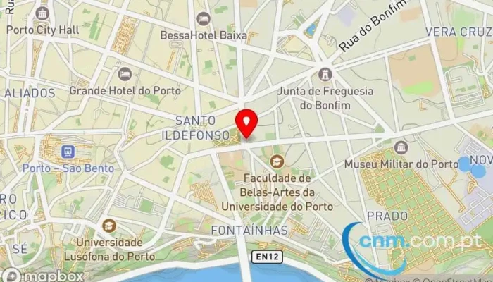 mapa de Marco do Correio Correio em Porto