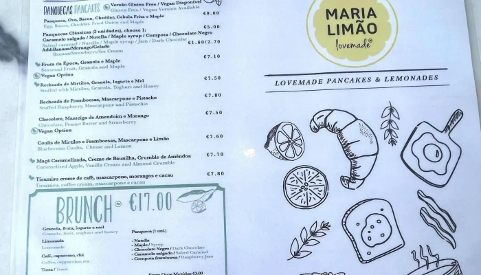Maria Limão Brunch Panquecas e Limonadas - Lisboa